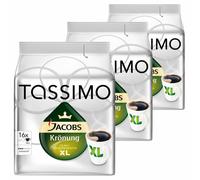 Tassimo Jacobs Krönung XL, Pack of 3, 3 x 16 T-Discs