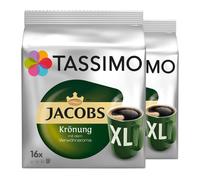 Tassimo Jacobs Kronung XL T Discs Pods - 2 Packs, 32 Servings