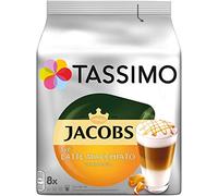 TASSIMO Jacobs Latte Macchiato Caramel Coffee Pods (10 packs, 80 Drinks)
