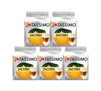 Tassimo Jacobs Latte Macchiato Caramel Coffee Pods x8 (Pack of 5, Total 40 Pods)