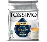 Tassimo Jacobs Me'daille D'or 16 T-Discs (Pack of 4)