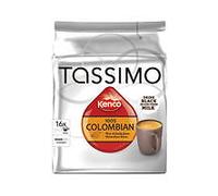 Tassimo Kenco 100% Columbian Coffee 136g Capsules (5 Packs of 16)