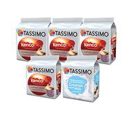 Tassimo Kenco Bundle - Milk Creamer/Kenco Americano Coffee Pods - 5 Packs (64 Drinks)