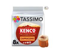 Tassimo Kenco Cappuccino Coffee Pods - 40 Drinks (5 x 8) Espresso with Velvety Milk Crema, Intellibrew