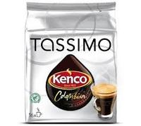 Tassimo Kenco 100% Columbian Coffee 136g Capsules (5 Packs of 16)