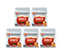 Tassimo Kenco Colombian Coffee Pods X16 (Pack of 5, Total 80 Drinks)
