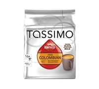 Tassimo Kenco 100% Columbian Coffee 136g Capsules (5 Packs of 16)