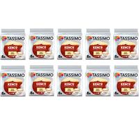 Tassimo Kenco Flat White Coffee Pods - 10 Packs (Total 80 Flat White Milky Coffee Drinks)
