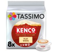 Tassimo Kenco Flat White Coffee Pods (Pack of 5, Total 40 Coffee Capsules)