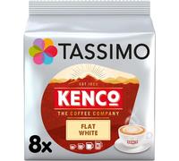 Tassimo Kenco Flat White Coffee Pods x8 (Pack of 2, Total 16 Pods)