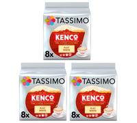 Tassimo Kenco Flat White Coffee Pods x8 (Pack of 3, Total 24 Pods)