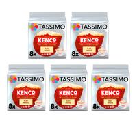 Tassimo Kenco Flat White Coffee Pods x8 (Pack of 5, Total 40 Drinks)
