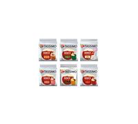 Tassimo Kenco Lovers Coffee Pods Selection - Tassimo Kenco Cappuccino/Decaf/Flat White/Americano Grande/Colombian/Americano Smooth - 6 Packs (80