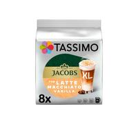 Tassimo Latte Macchiato Vanilla XL Coffee Capsules (compatible with Bosch Tassimo capsule machines), 8 pcs.