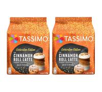 Tassimo Limited Edition Cinnamon Roll Latte Coffee Pods x8 Pack of 2 Total