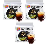 Tassimo L'OR Americano 100% Brazilian Coffee Pods (Pack of 3, Total 48 Capsules)