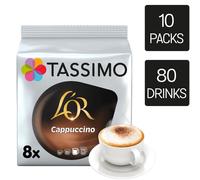 Tassimo L'Or Cappuccino Coffee Pods x8 (Pack of 10, Total 80 Pods)