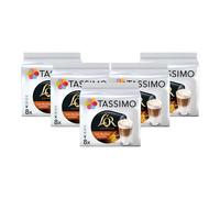 Tassimo L'OR Caramel Latte Macchiato Coffee Pods, Pack of 5, Total 40 Cups