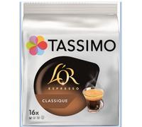 Tassimo L'OR Espresso Classique ￼Coffee Pods, 5 Pack 80 Drinks