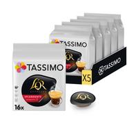 TASSIMO LOR Espresso Splendente Coffee Capsules TDiscs Pods 5 Pack 80 Drink