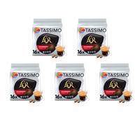 TASSIMO L'OR Espresso Splendente Coffee Pods, Pack of 5 x 16 Pods, 80 Cups