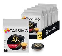 Tassimo L'OR Espresso Splendente Coffee Pods x16 (Pack of 5, Total 80 Drinks)