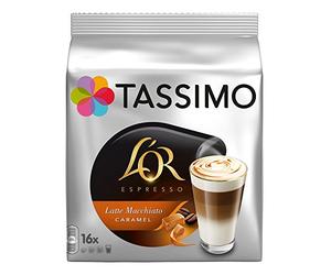 Tassimo L'Or Latte Macchiato Caramel pack of 3, 3 x 16 T-Discs