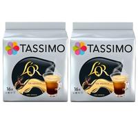 Tassimo L'OR OR Absolu Coffee Pods x16 (Pack of 2, Total 32 Capsules) - Smooth Coffee T DISCs with Woody Notes