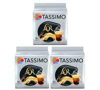Tassimo L'OR OR Absolu Coffee Pods x16 (Pack of 3, Total 48 Capsules) - Smooth Coffee T DISCs with Woody Notes