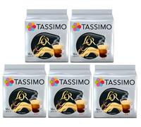 Tassimo L'OR OR Absolu Coffee Pods x16 (Pack of 5, Total 80 Capsules) - Smooth Coffee T DISCs with Woody Notes
