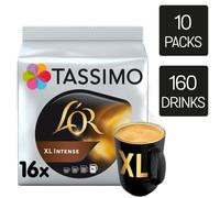 Tassimo L'OR XL Intense Coffee Pods x16 (Pack of 10, Total 160 Pods)