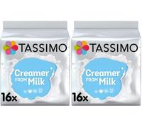 Tassimo Milk Creamer Pods, (16 pods, 16 Servings) (Pack of 2)