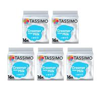 Tassimo Milk Creamer Pods x16 (Pack of 5, Total 80 Drinks)