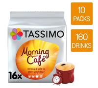 Tassimo Morning Café Coffee Pods x16 (Pack of 10, Total 160 Drinks)