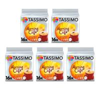 Tassimo Morning Café Coffee Pods x16 Pack of 5 Total 80 Drinks