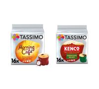 Tassimo Morning Café & Kenco Americano Decaf Coffee Pods x160 (Pack of 5, Total 80 Drinks) - Medium Roast, Decaf, Capsule, Coffee Pods, 160 Count