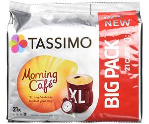 Tassimo Morning Cafe XL Big Pack (1 Pack, 21 Drinks)