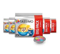 Tassimo Morning Café XL Mild & Smooth Capsules, Big Pack, 5 x 21 Pads, 105 Coffee Capsules