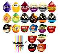 Tassimo T Discs Pods Variety Pack 22 Different Flavours Coffee, Tea, Hot Chocolate Capsules (1x Each Flavour)