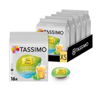 Tassimo Tea Time Mint Green Tea 16 Pods - Pack of 5 (80 Servings)