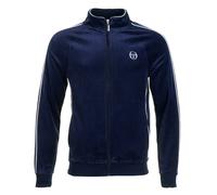 Tasso Velour Track Top Maritime Blue / White, Medium