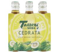 25x Tassoni Cedrata Italian Citrus Soft Drink Beverage Soda Aperitif 180ml