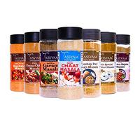Tassyam PAN Indian Essentials Spice Combo 700 grams Dispensers | Since 1940 | Sambhar, Pav Bhaji, Garam Masala, Rajma, Chaat Masala, Chhole, Kachaloo Chaat | Incredible Value