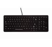 Active Key AK-CB7000F-U1-B/GE Illuminated Hygiene Keyboard, USB Black