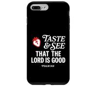 Taste And See That Lord is Good Psalm 34:8 Christian Verse Case for iPhone 7 Plus/8 Plus