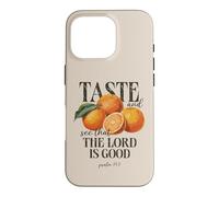 Taste And See That The Lord Is Good Christian Fruit Faith Case for iPhone 16 Pro