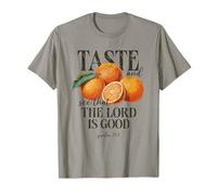 Taste And See That The Lord Is Good Christian Fruit Faith T-Shirt