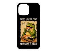 Taste and see that the lord is good funny sushi frog Case for iPhone 13 Pro Max