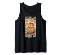 Taste and See that The Lord is Good Psalm 34:8 Bible Verse Tank Top
