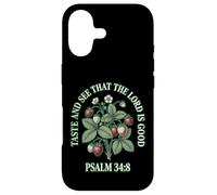 Taste And See That The Lord Is Good Psalm 34 8 Strawberry Case for iPhone 17